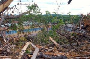 The science wing, as we knew it, was particularly damaged in the tornado.