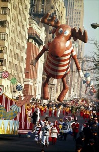 Bullwinkle at the Macy's parade, 1963