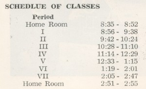 Schedlue_classes